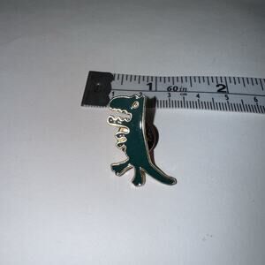 Green Dinosaur Pin Brooch